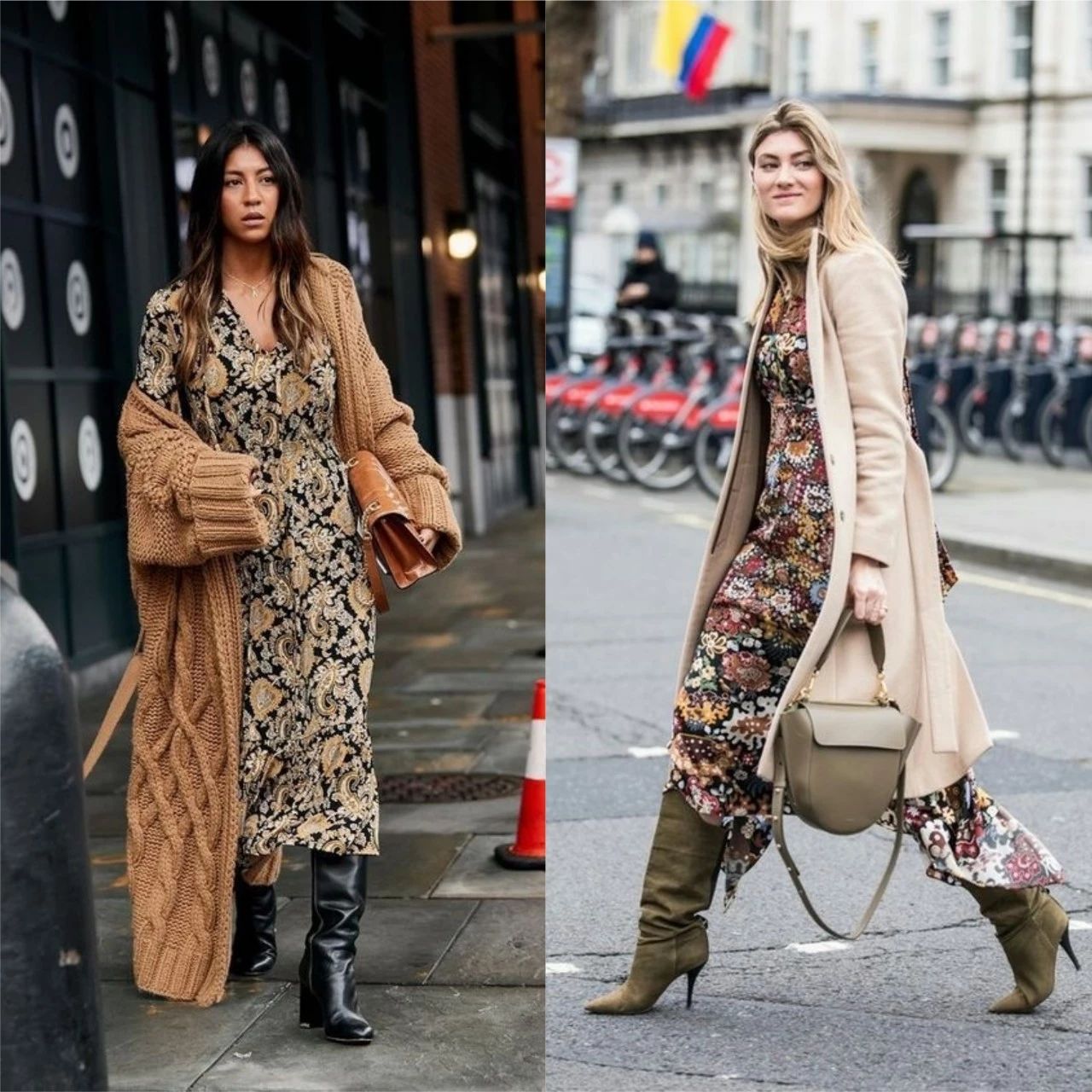 热销爆款必buy单品,秋冬连衣裙显瘦遮肚子外穿