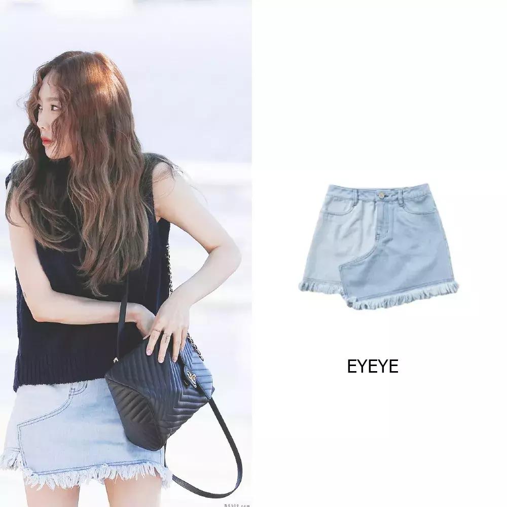 泰妍奚梦瑶,奚梦瑶穿miumiu黑钻吊带裙