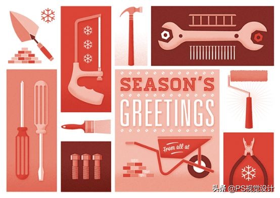 设计色彩作品设计感强,设计师必懂的设计手法留白