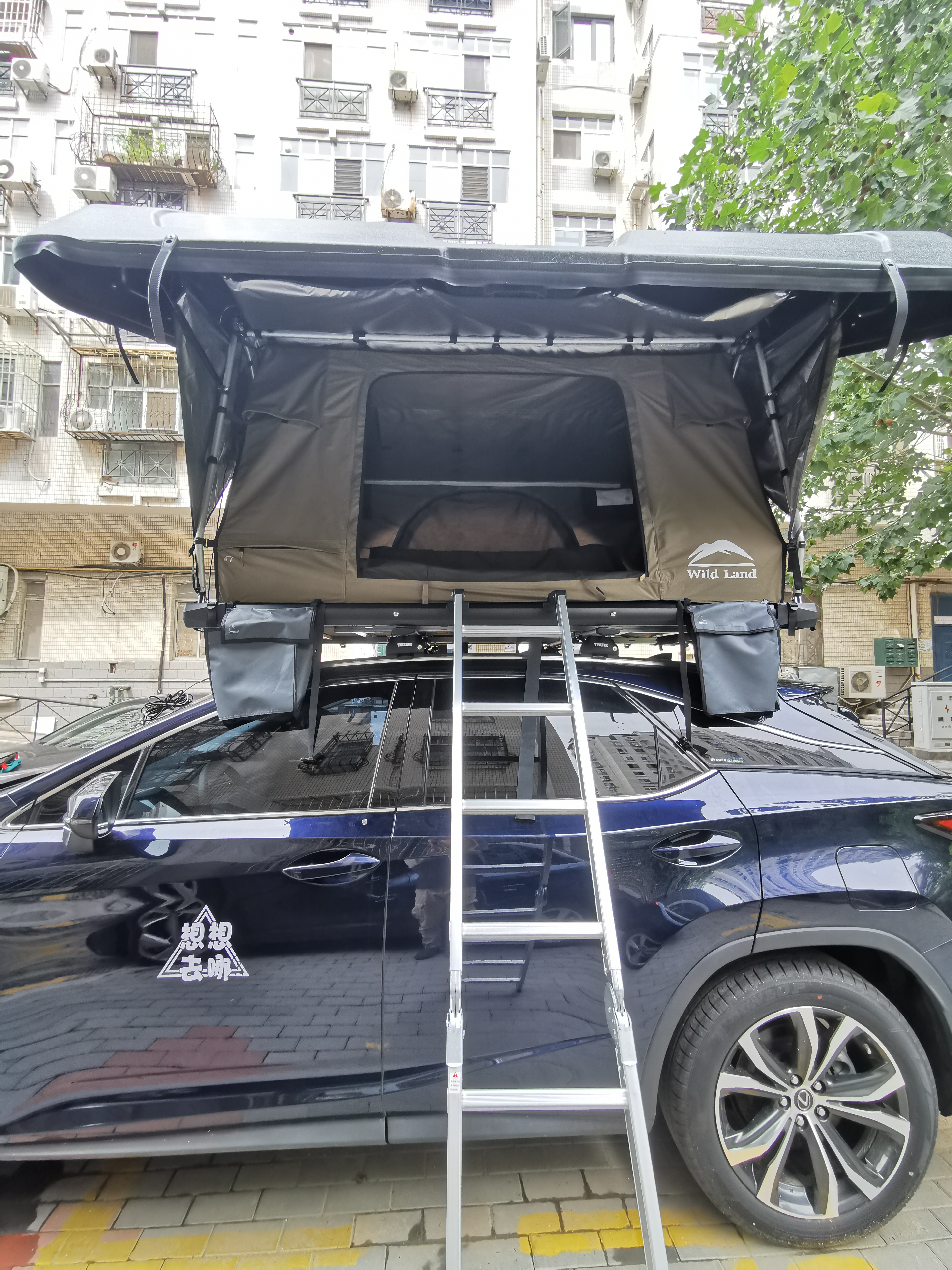 车顶帐篷在夏季的真实体验,4000的车顶帐篷