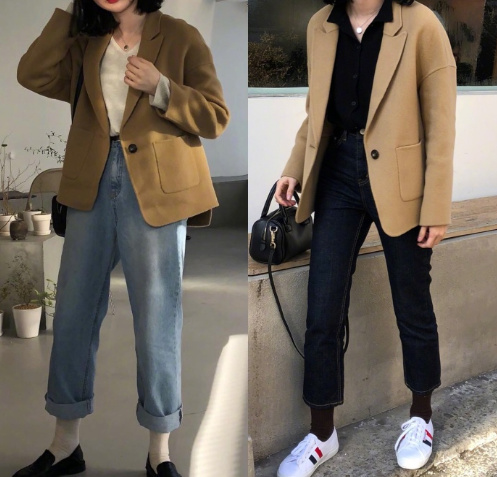 宽松的裤子怎么穿才好看,特别宽松肥大的裤子怎么穿