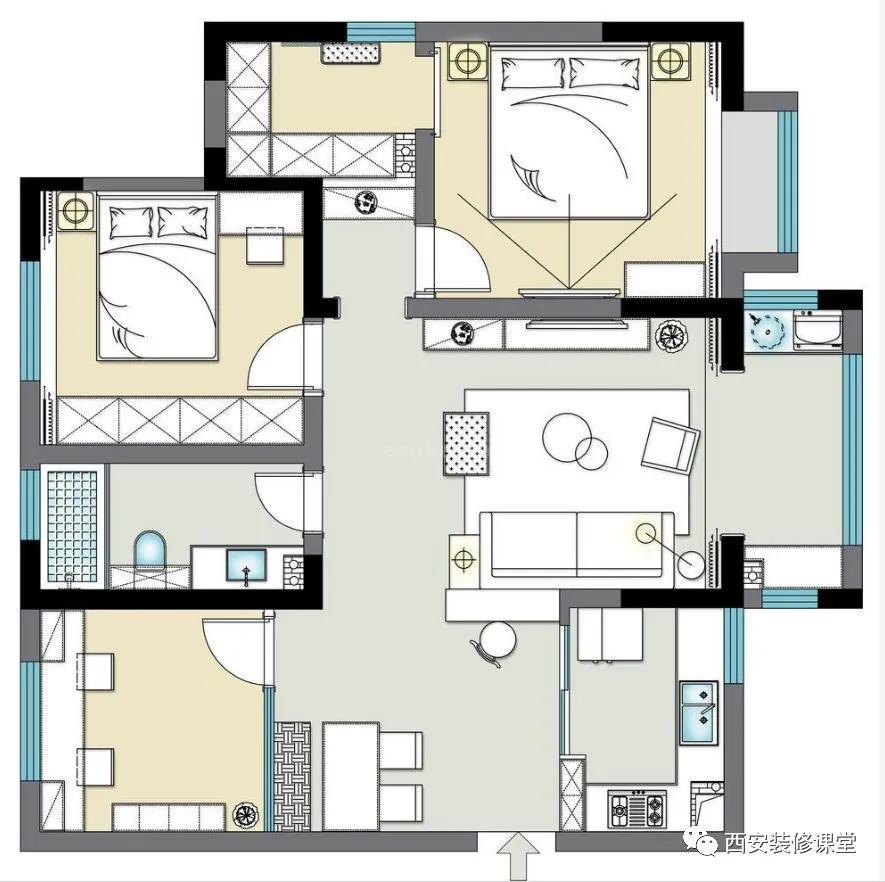 想要衣帽间又想要卧室,想有一个自己的衣帽间