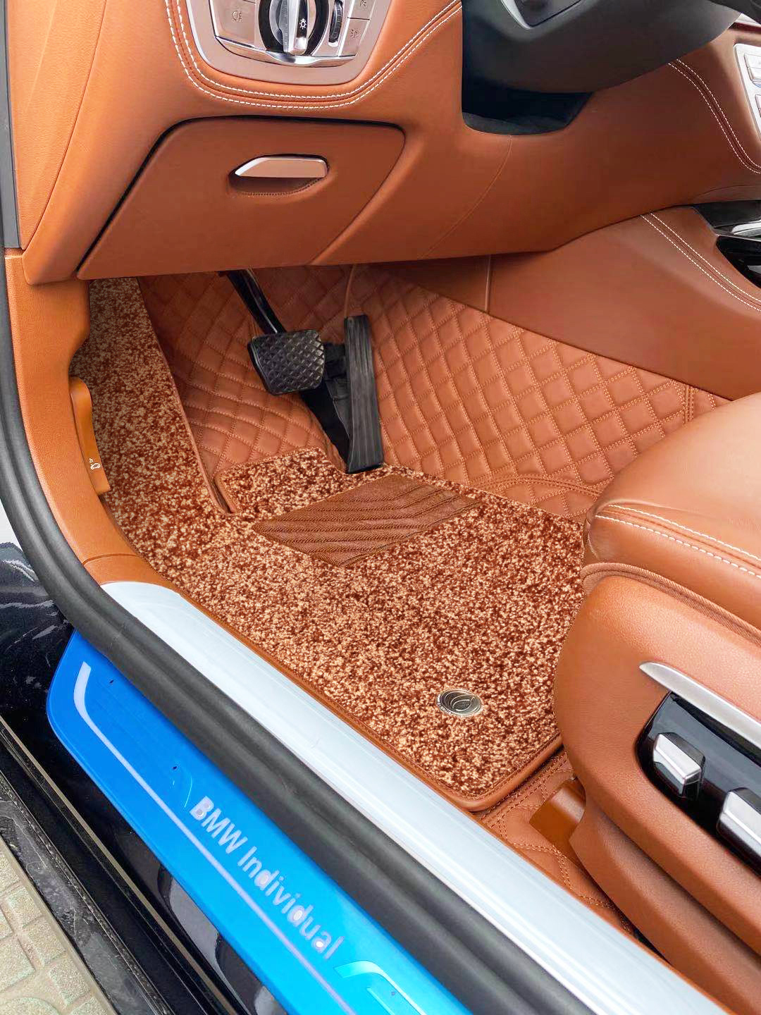 宝马7系汽车脚垫全包围,宝马新款7系奢华脚垫