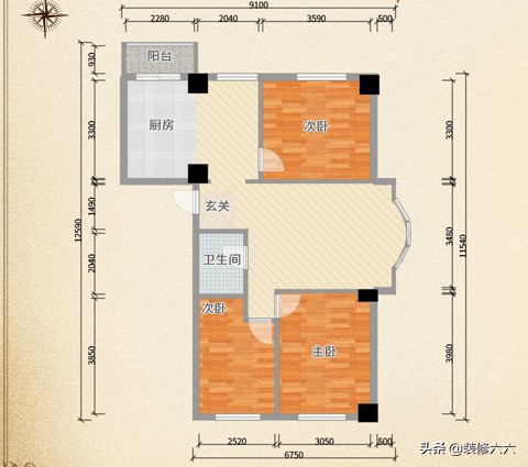 119平米混搭风格,新都144房屋设计装修风格