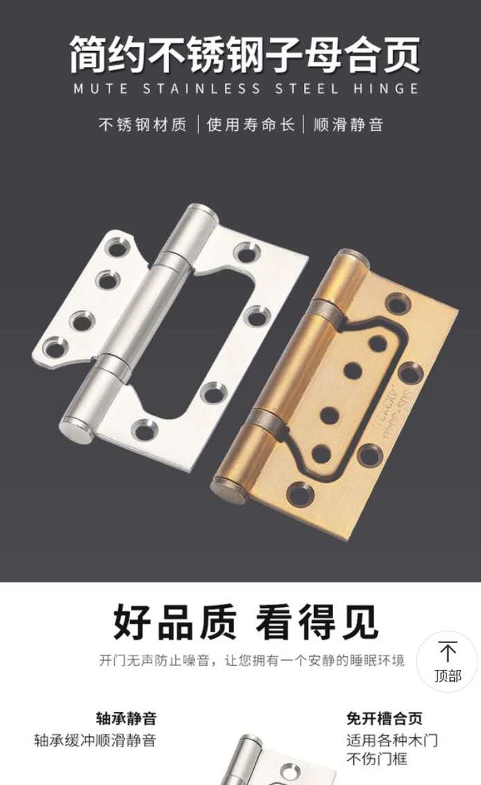 家具门合页有哪些款式,家庭防盗门合页有几种