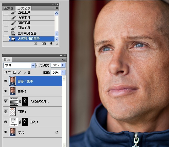 ps教程怎么给黑白照片上色,ps中去色命令和黑白命令的区别