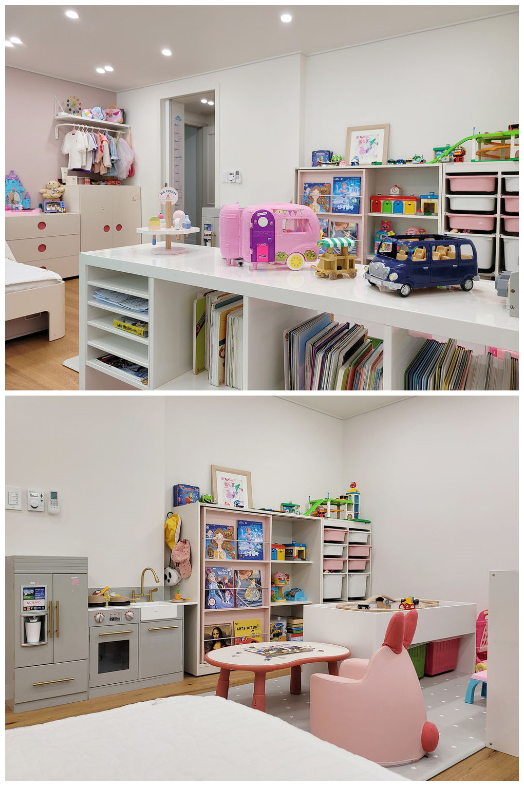 两居室这样装修清爽干净无负担,两套房子打通后装修效果