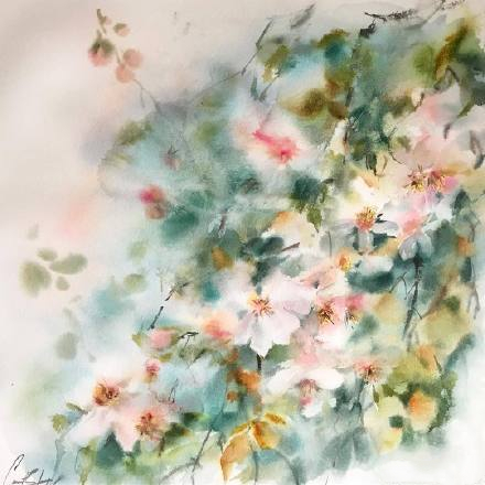 水彩表达情绪,水彩积极向上的画