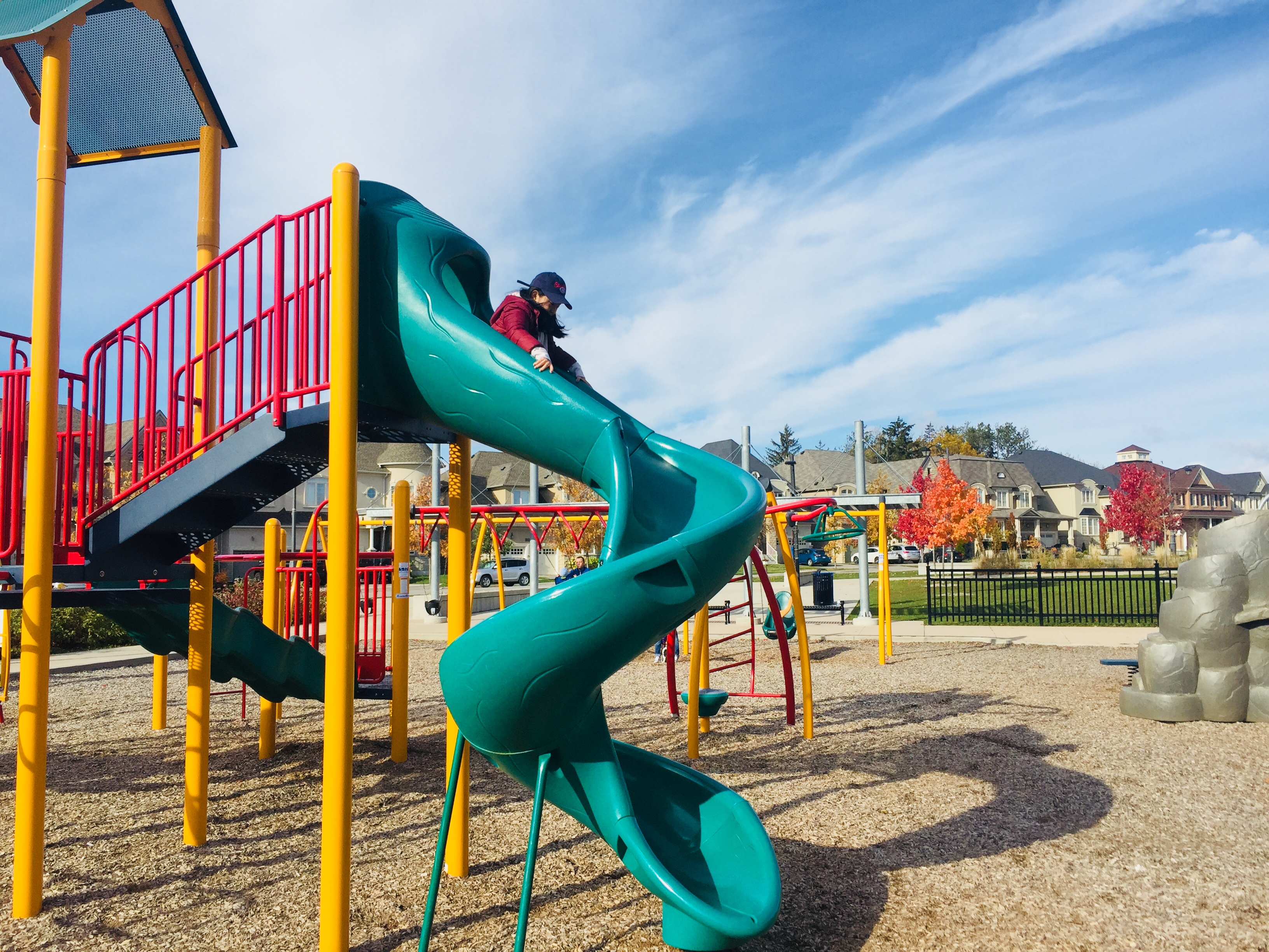 深秋加拿大摄影,深秋的天空特别美