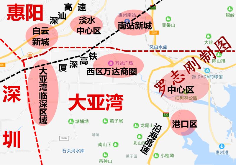 看看惠湾片区的功能分区和区域格局，未来值得等待