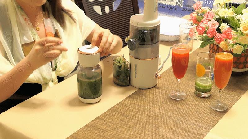 摩飞气泡原汁机苹果汁,来杯现榨果汁清凉一夏