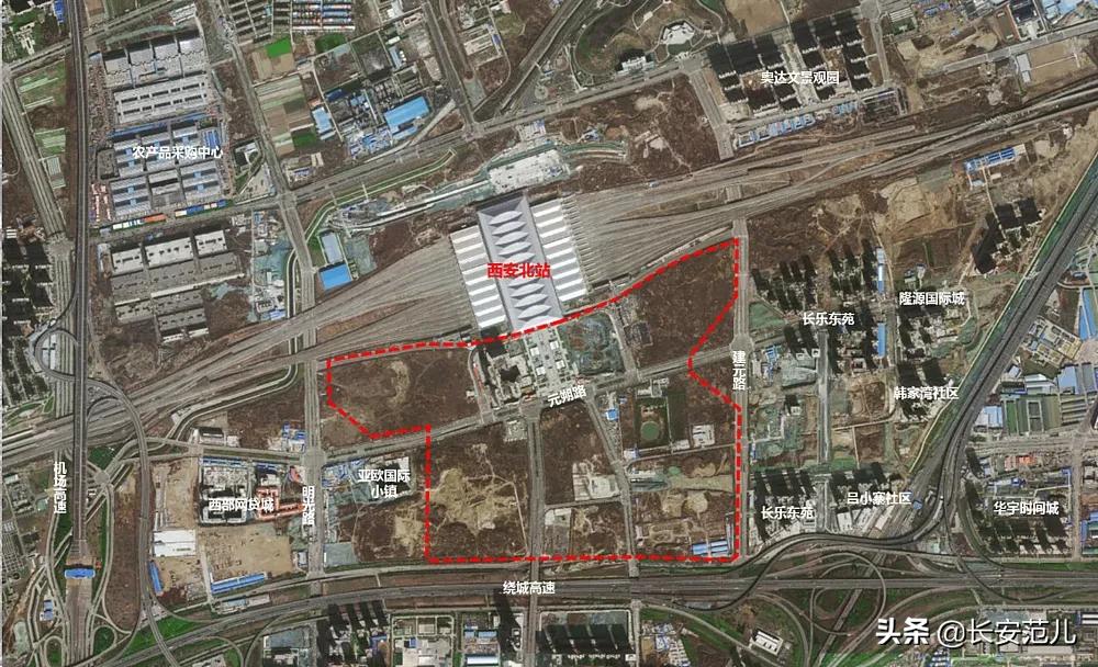 西安高铁新城中心片区,西安高铁新城超高层