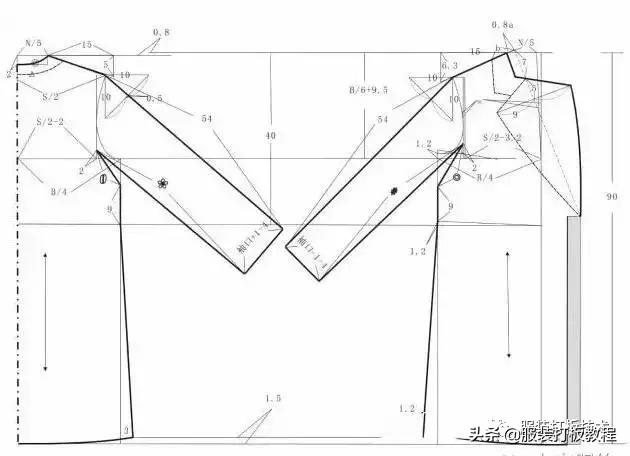 服装手工制版基础图片大全,女士衣服制版图纸