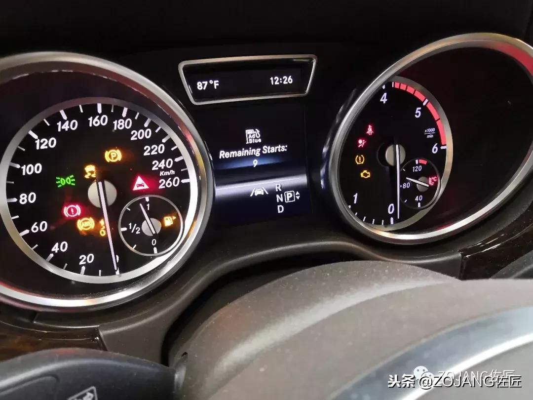 奔驰ml350尿素报警解除,奔驰gl350尿素锁定如何解锁