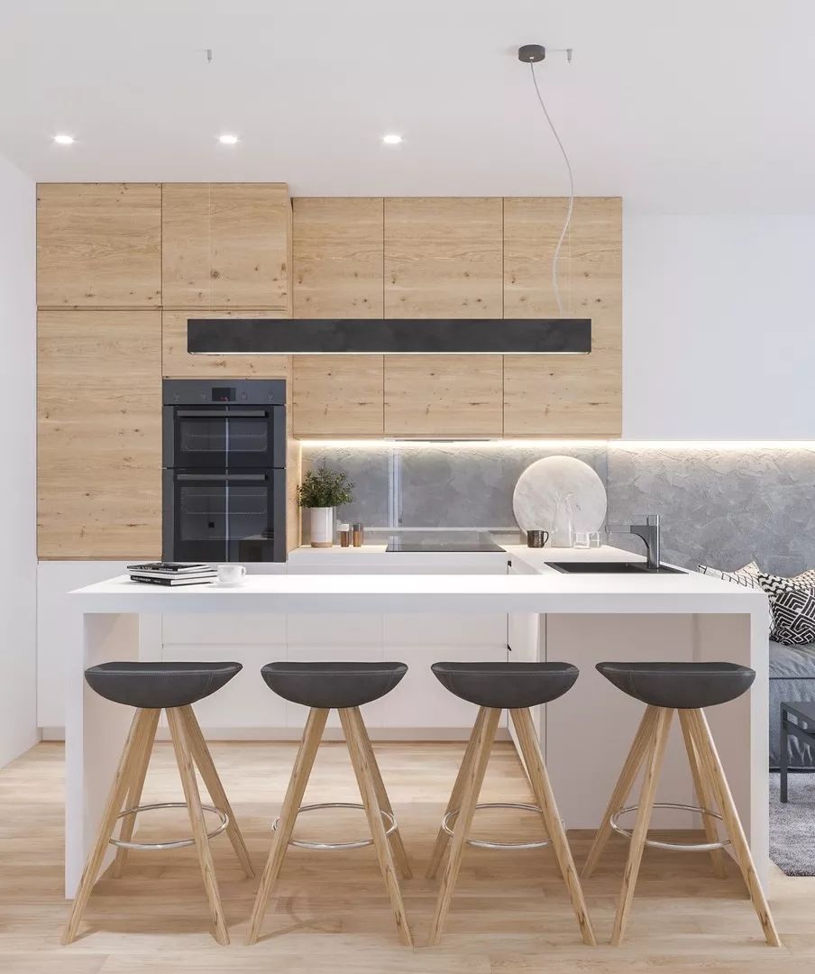 无把手橱柜好看吗,无把手橱柜柜门做法