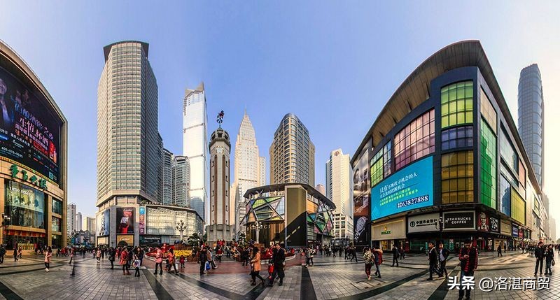 重庆步行街排名解放碑步行街,重庆十大步行街