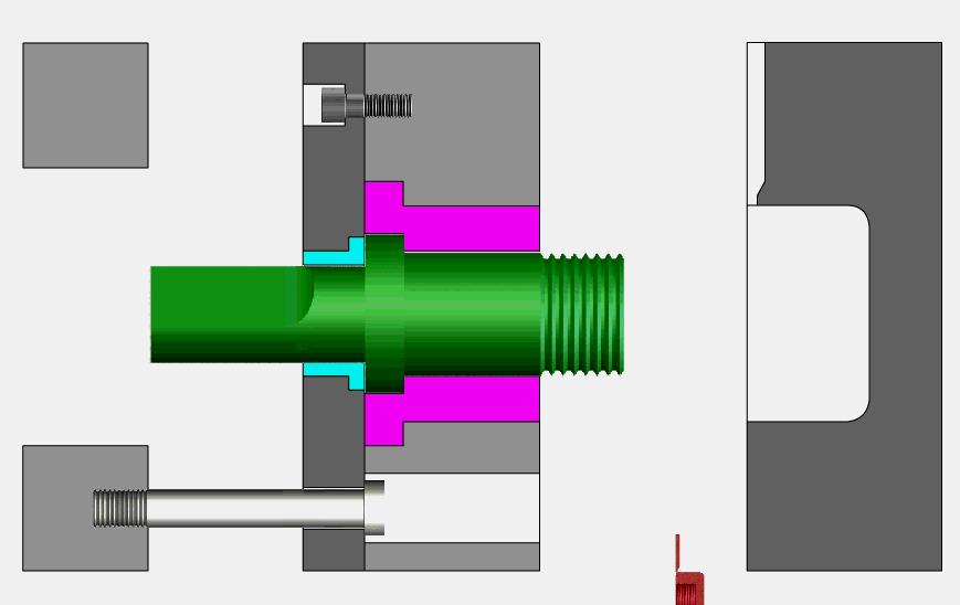 缩口模具结构原理动画,模具经典结构180例