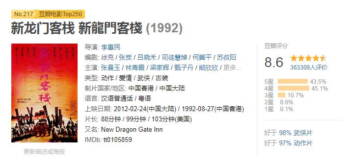 武侠片爆款视频太极张三丰,盘点拍的最好的10部武侠电影