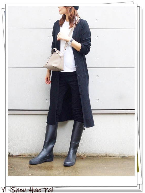 没有雨靴怎么防雨,防水冬季雨靴怎么搭配好看