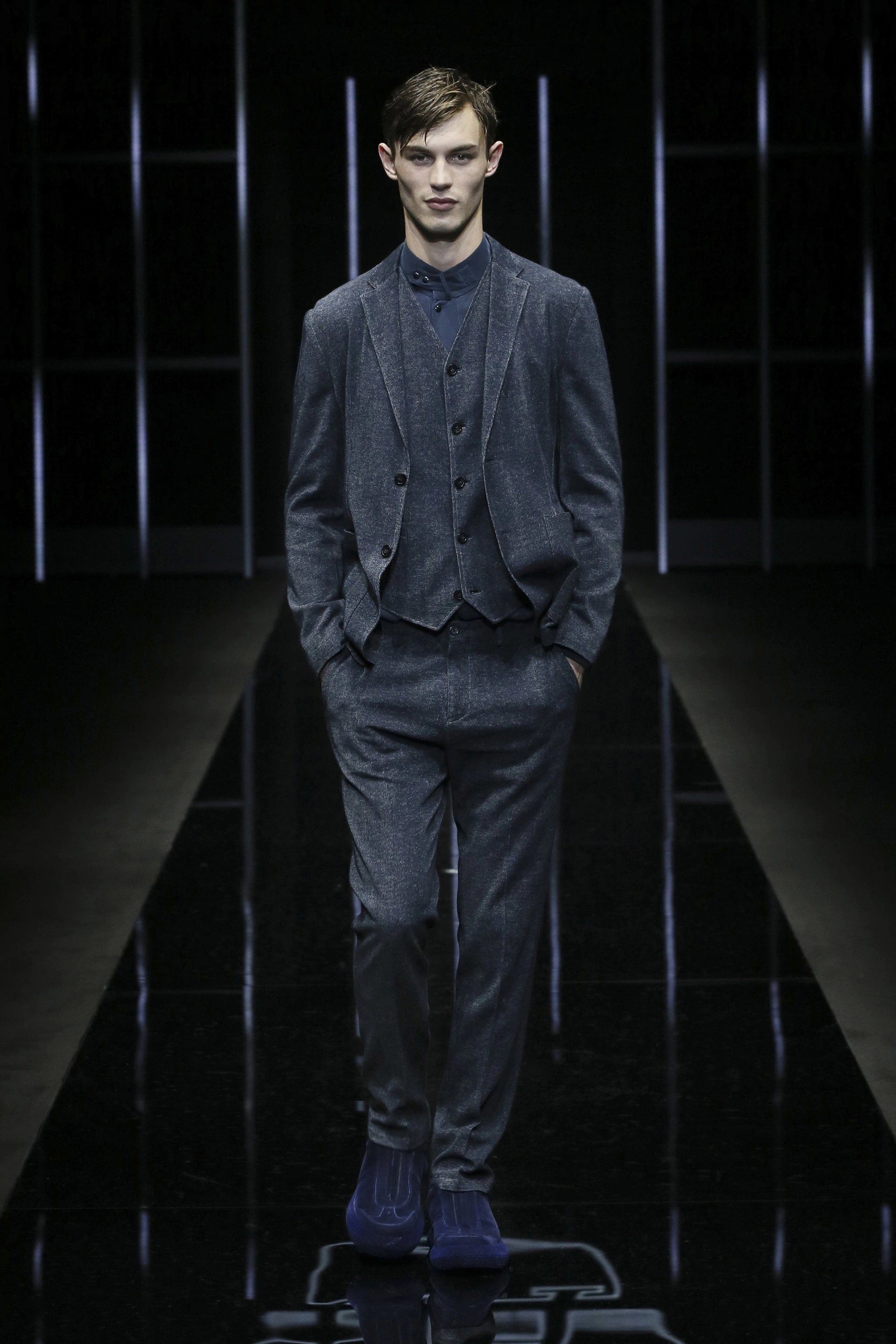 armani秀场男装秋冬2023,giorgioarmani男装胡歌