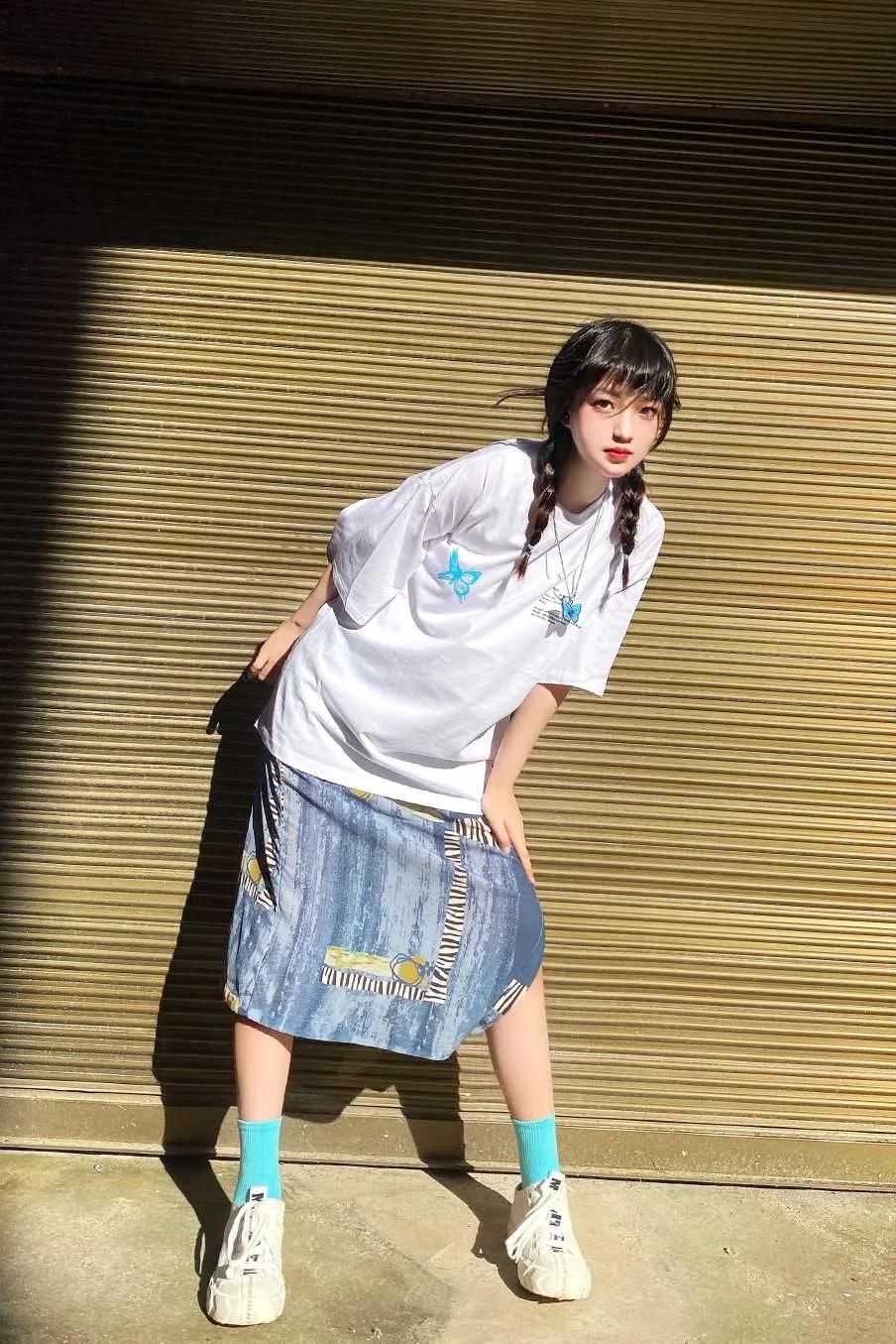 穿搭小心机网袜,夏季新款十字花潮袜