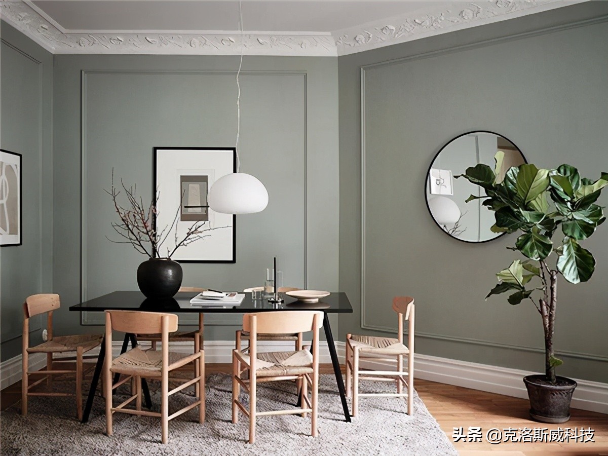 莫兰迪色高级绿,莫兰迪绿美式复古