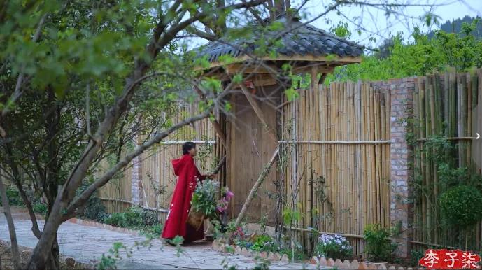 李子柒的鲜花视频,李子柒鲜花宴视频