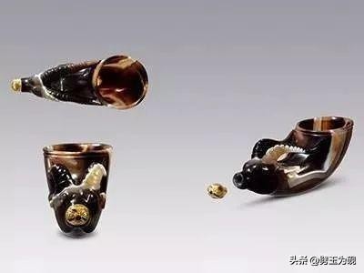 撒切尔夫人半港杯,撒切尔夫人镶金兽首玛瑙杯