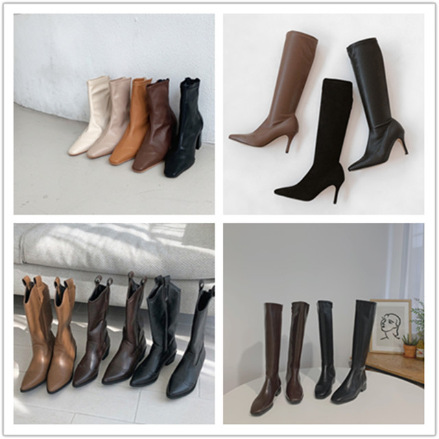 冬天靴子买白色好看还是黑色,冬天靴子女款2022款网红款