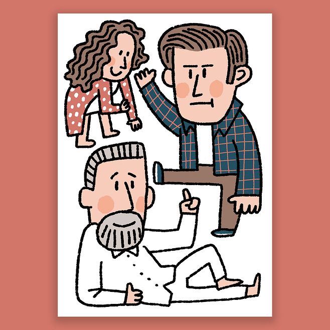 超可爱的手绘简笔画,简单的Q版简笔人物绘画