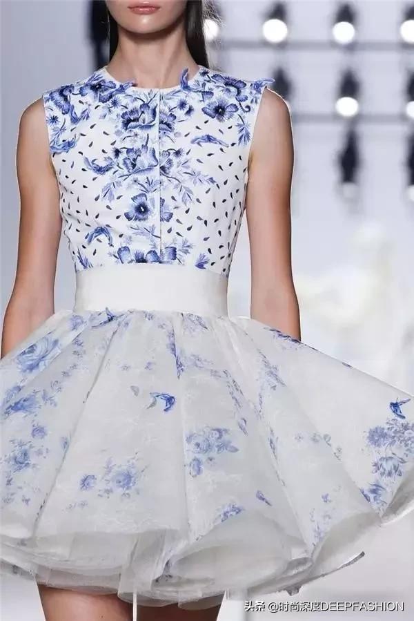 中国传统纹样“之”青花纹样