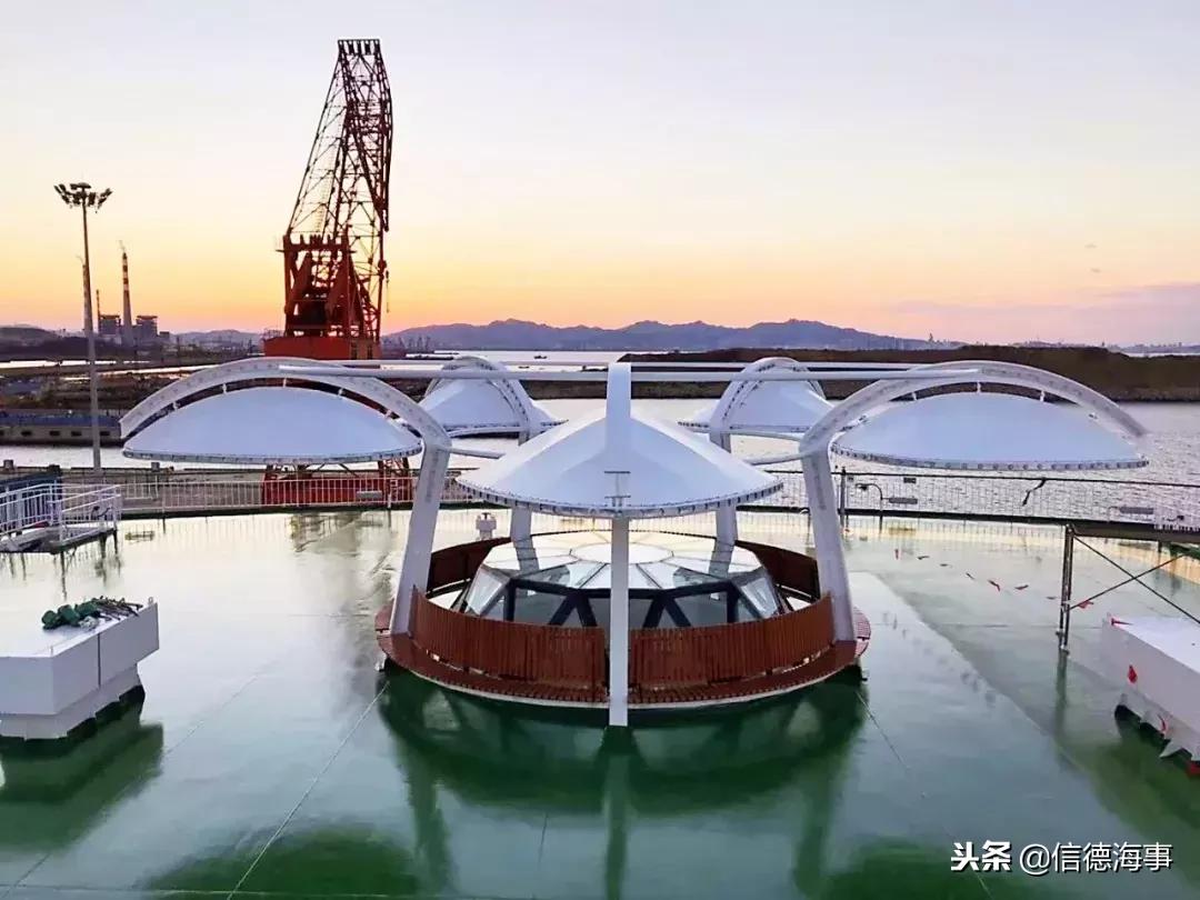 中韩客滚航线,探秘首艘国产大邮轮