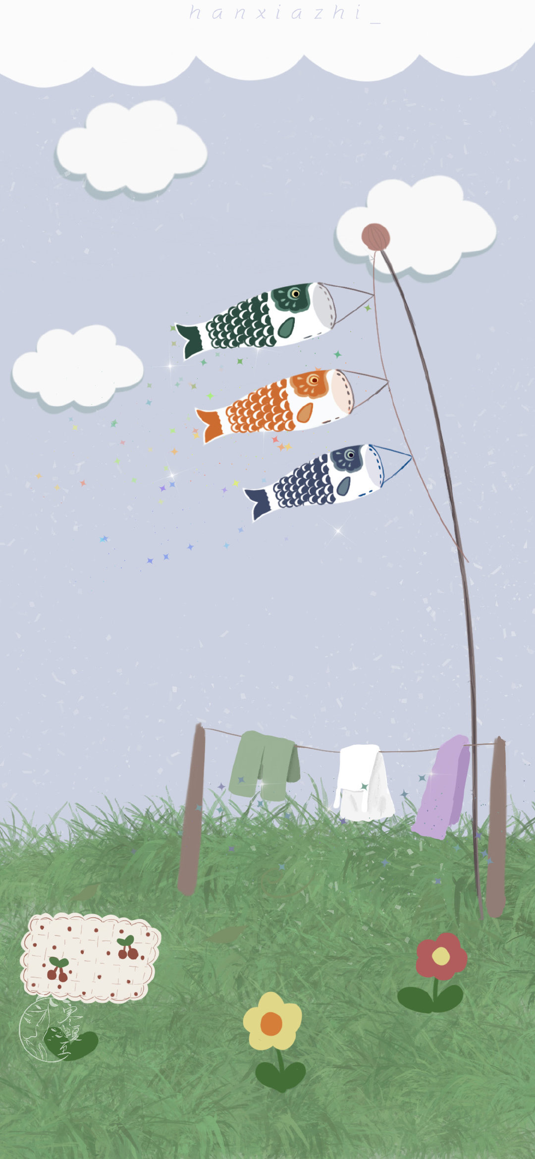 油画壁纸ins高级质感手绘女孩,手绘壁纸高清全屏油画