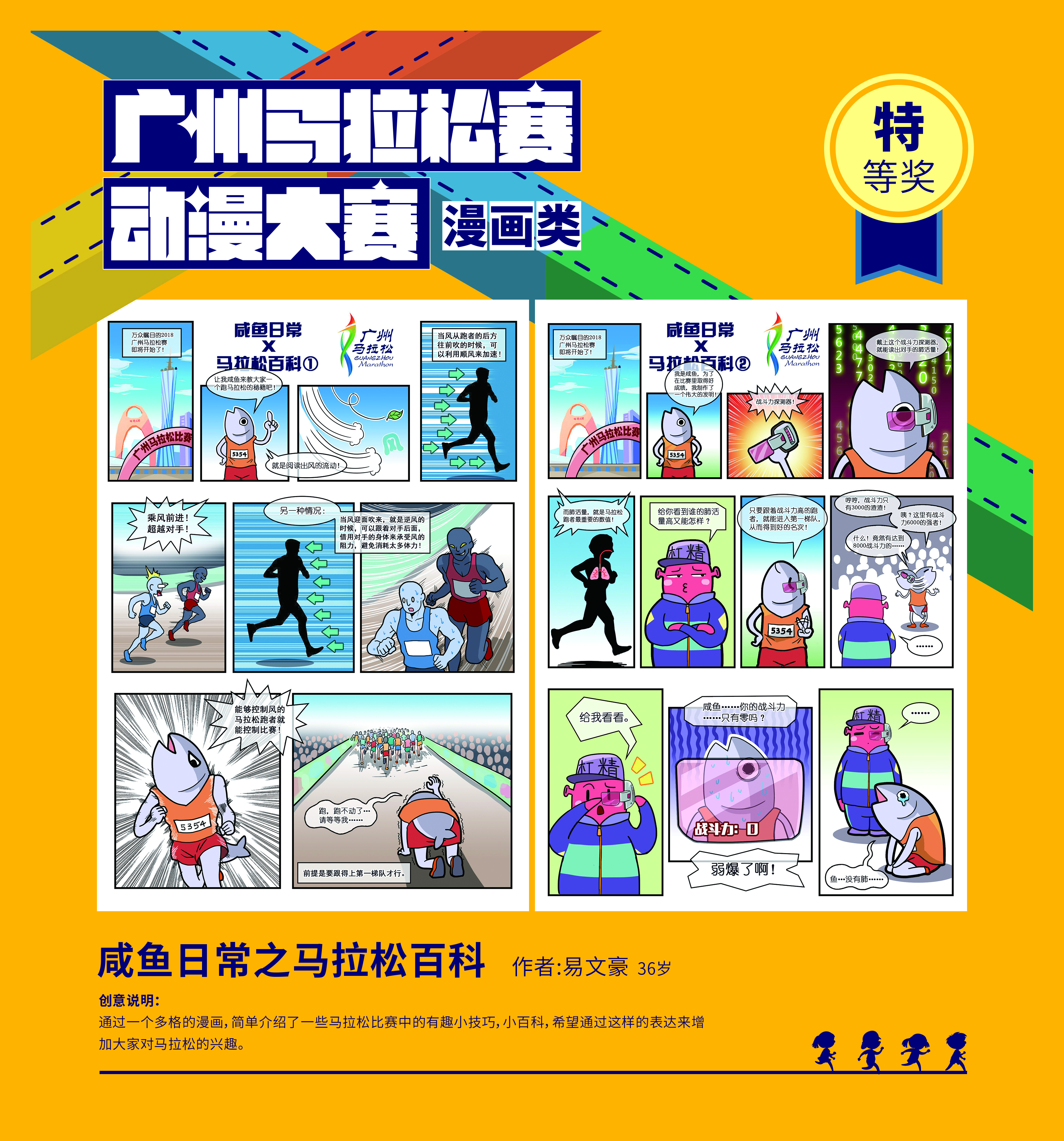 广州马拉松绘画作品,广州马拉松画画比赛