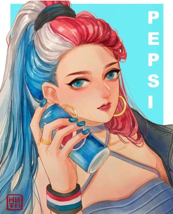 可乐雪碧拟人化,可乐百事拟人化