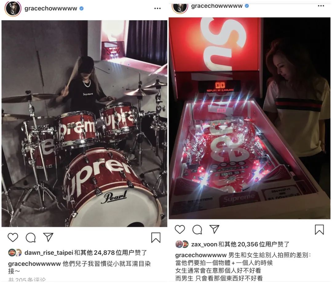 周扬青天竺少女,周扬青gucci毛衣