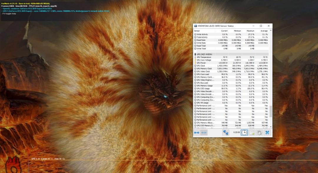 火影t6a测评13代i7,i7-10875h加rtx2070跑分