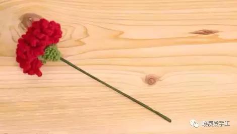钩针康乃馨花束图解,母亲节康乃馨花束手工制作简单