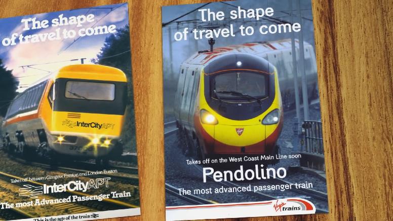 会让你头晕想吐的英国摆式高铁列车，牛牛的脑洞大起来也是没边的