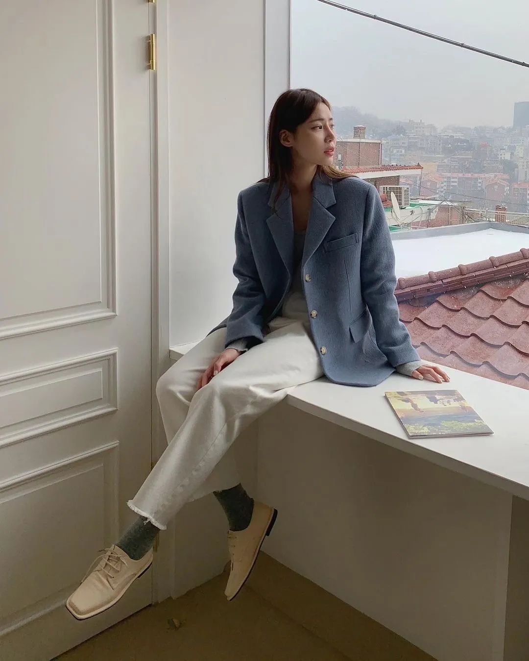 秋冬不露脚踝穿法火了,今年冬天流行九分裤露脚踝穿法