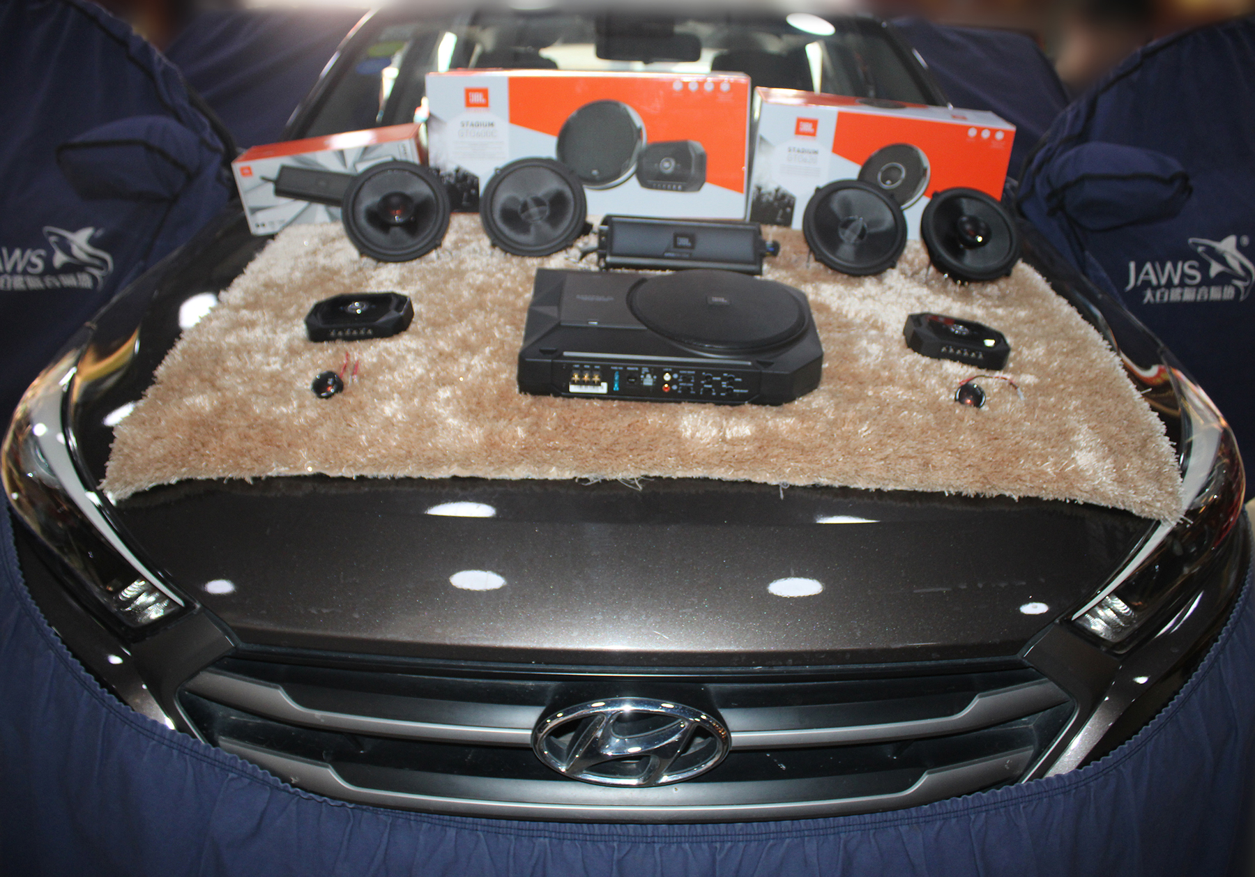 途胜音响改装,老款现代途胜音响改装案例