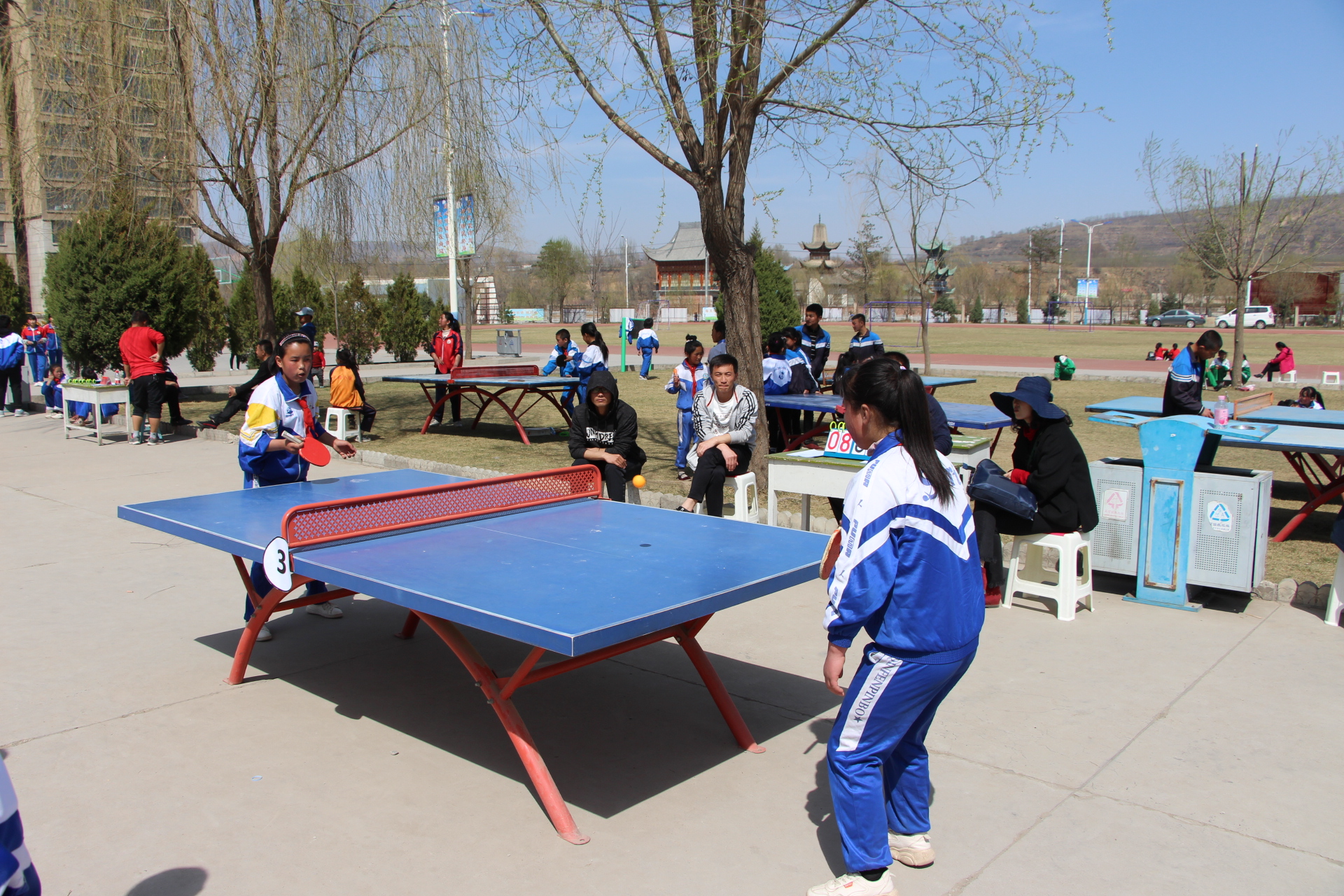 和政县举办中小学生乒乓球、一分钟跳绳比赛