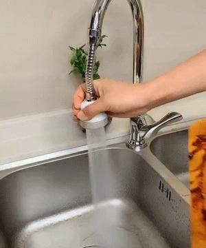 水龙头套上它，厨房台面再不溅一滴水！1年少缴300块水费