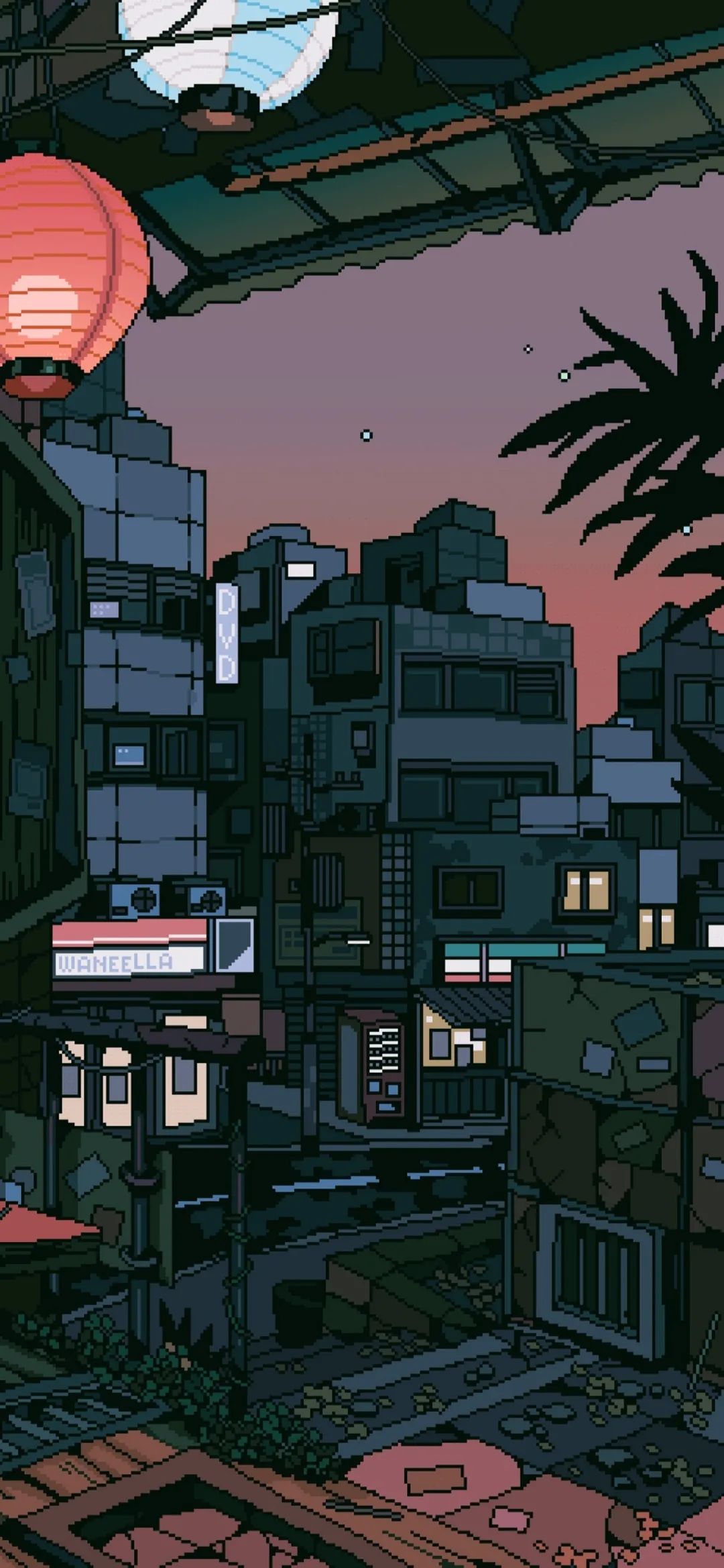 壁纸插画像素风,壁纸推荐像素风和插画风