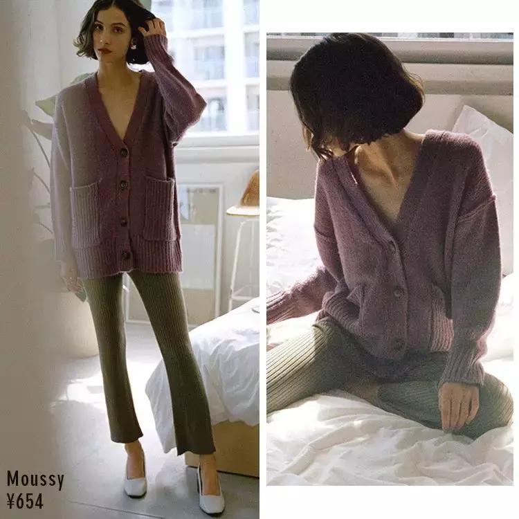 2018春季新款纯色针织,日本最新的品牌服饰