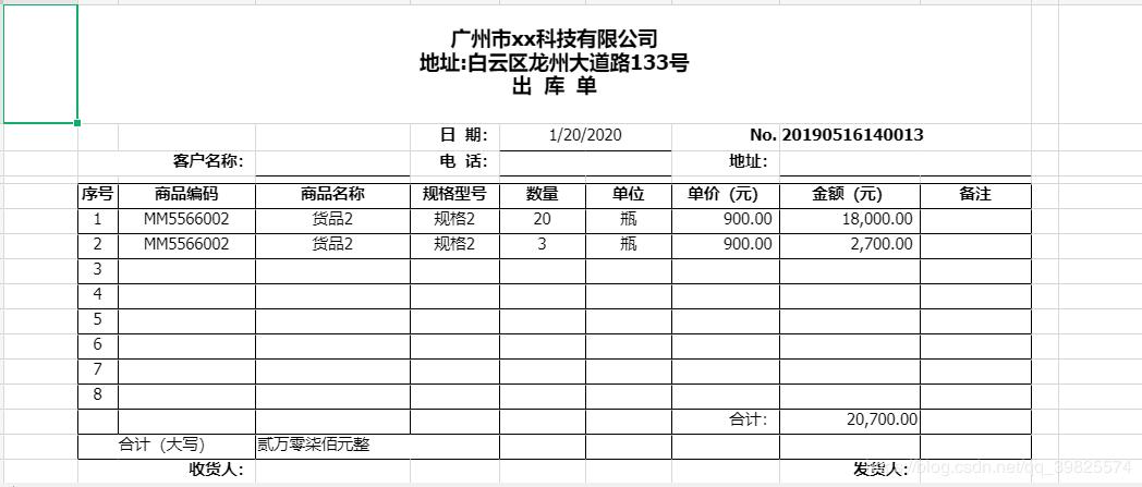 excel仓库进销存模板,进销存excel表格图片