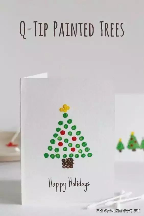 新年涂鸦贺卡幼儿园,圣诞节贺卡小学生一年级绘画