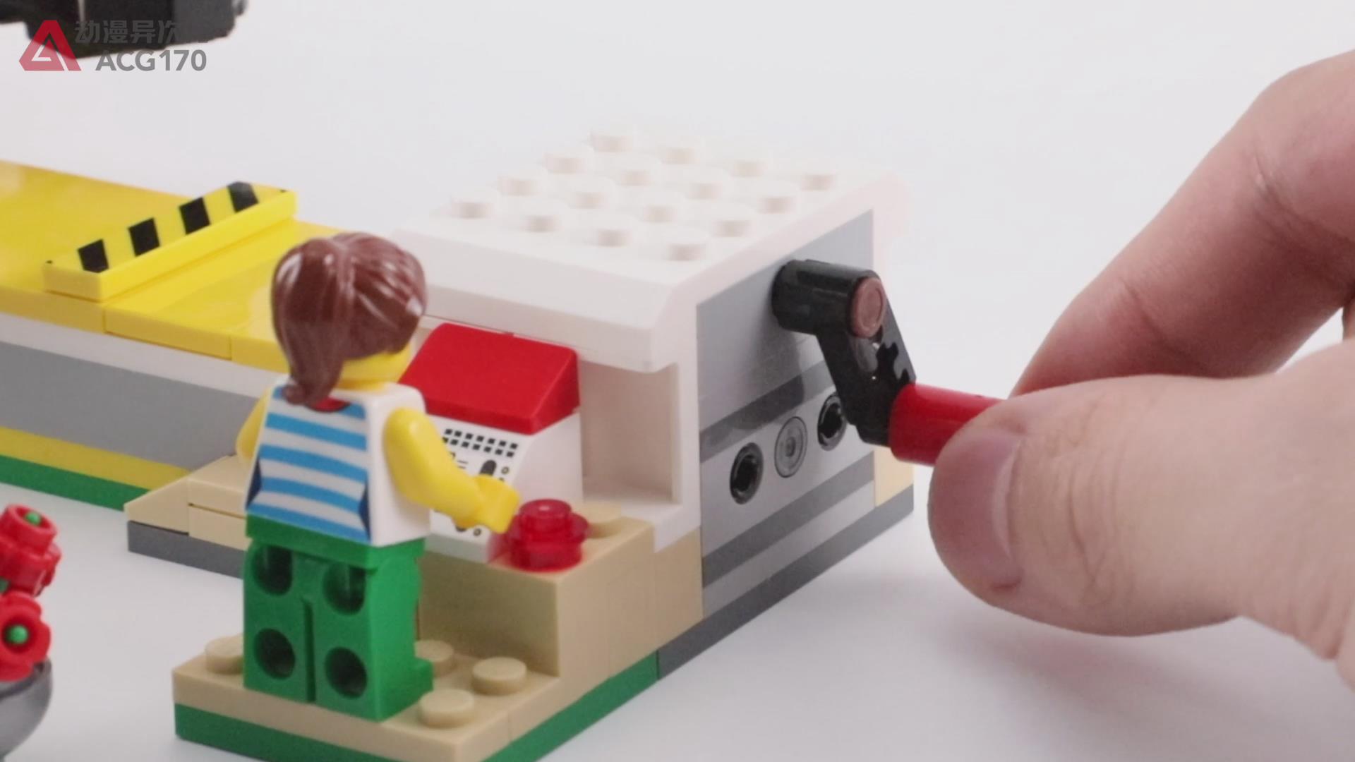 乐高积木创意百变系列,乐高积木9656旋转木马教程