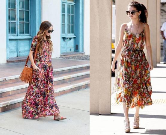 一条碎花裙就能美过整个春天,碎花裙这样穿时髦又优雅超美