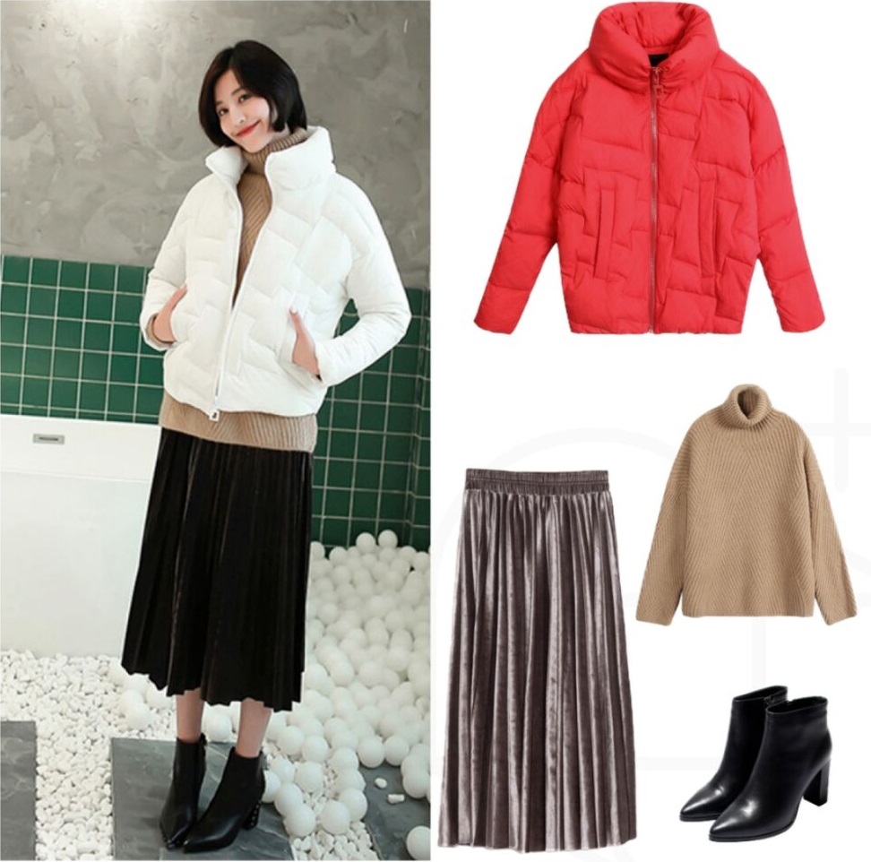 今年流行的羽绒服款式时髦又百搭,今年流行的短款羽绒服穿搭